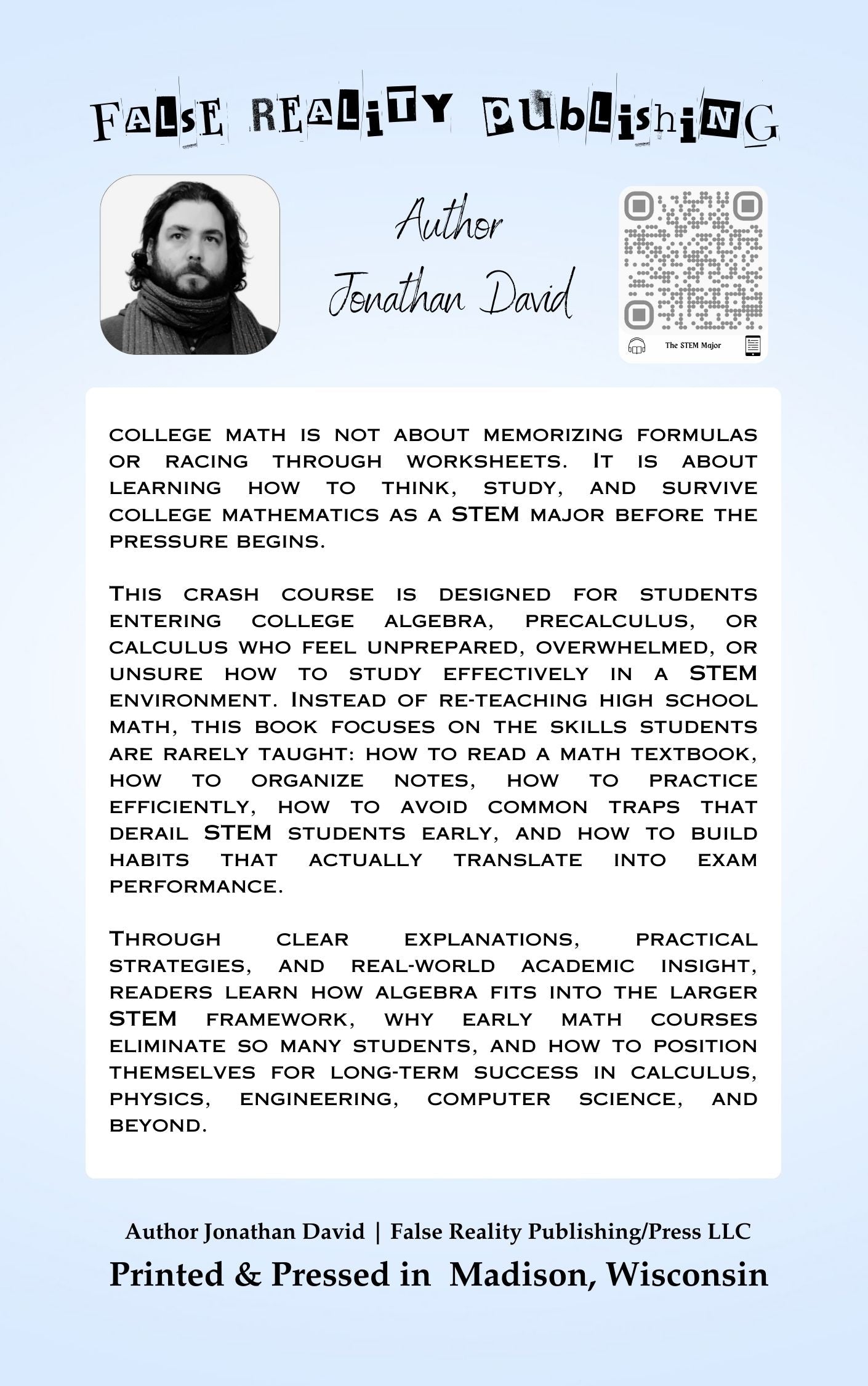 Before Starting College Math as a STEM Major [PDF-eBook] [PREORDER]