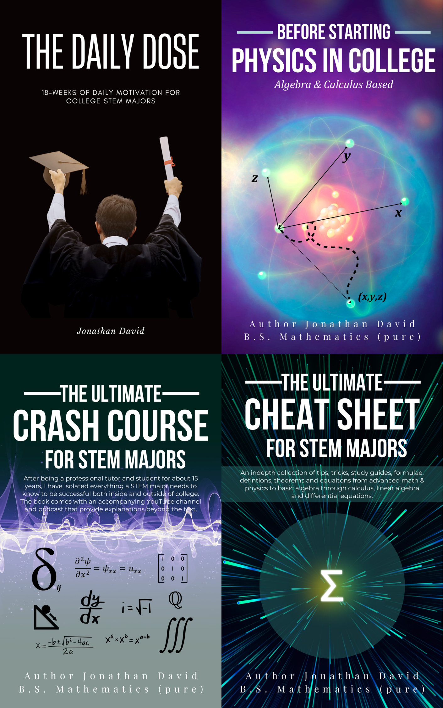 Handmade [textbook size] "Quartic Play Crash Course Series" Bundle